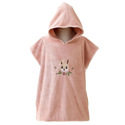 Baby Hooded Bath Towel Soft Coral Fleece for Cozy Drying