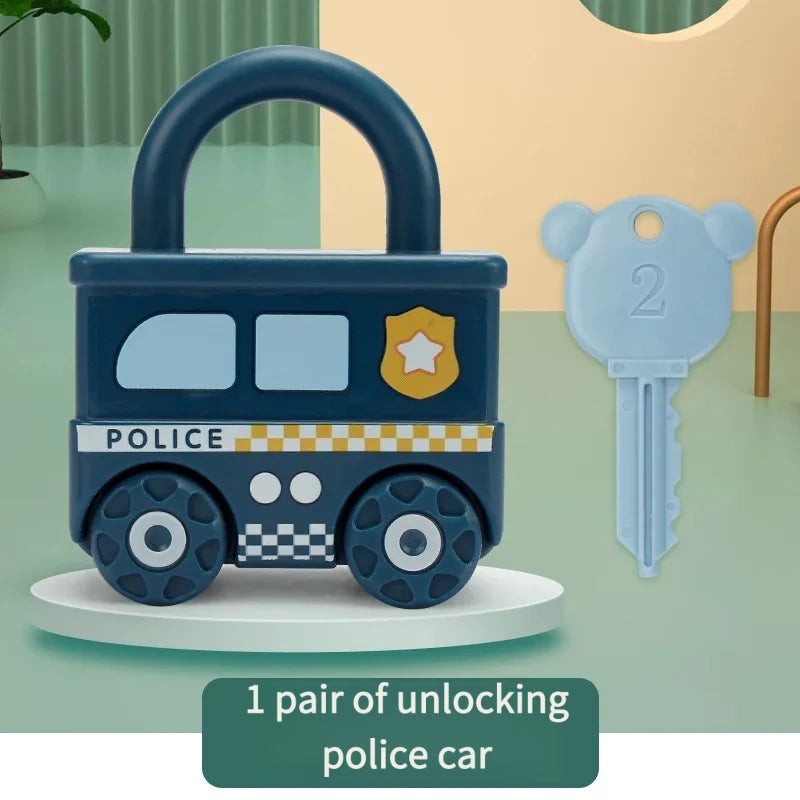 Montessori Lock & Key Toy – Number Learning & Sensory Fun