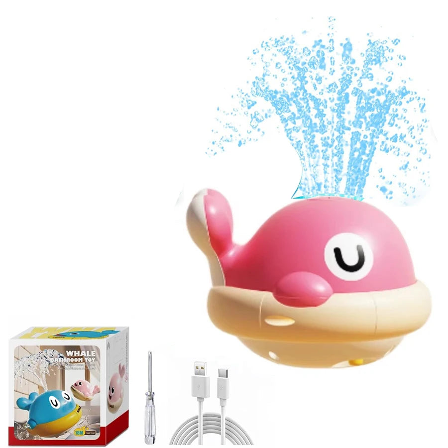 Baby Bath Toys – Light-Up Whale Sprinkler for Fun Play