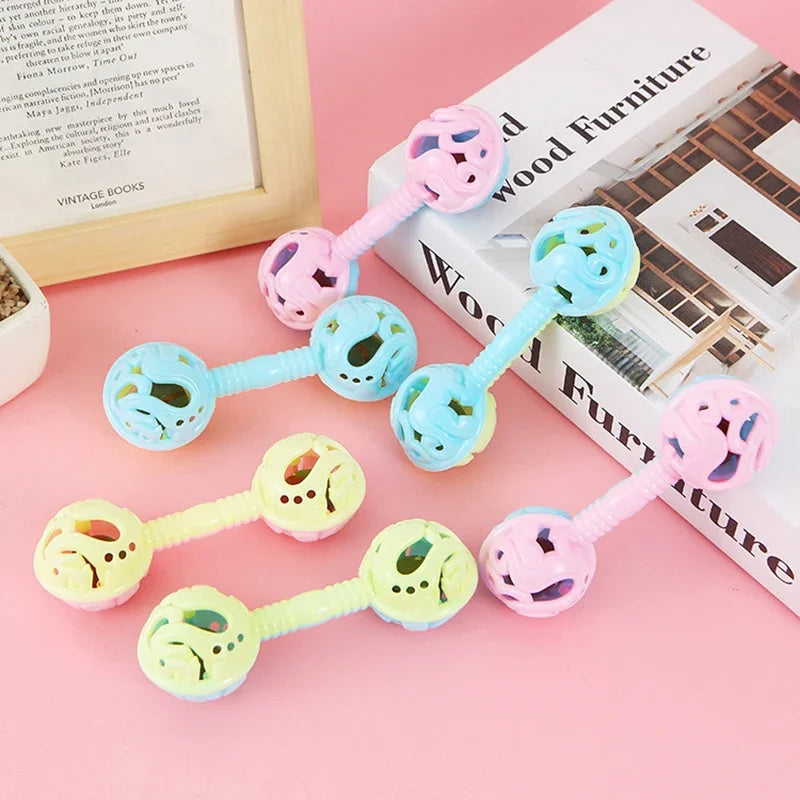 Double-Headed Baby Hand Rattle – Fun Musical Toy Set