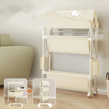 Portable Baby Changing Station with Foldable 4-in-1 Design
