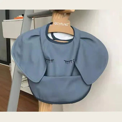 Waterproof Baby Bib with Pocket – Easy Clean & Soft PU