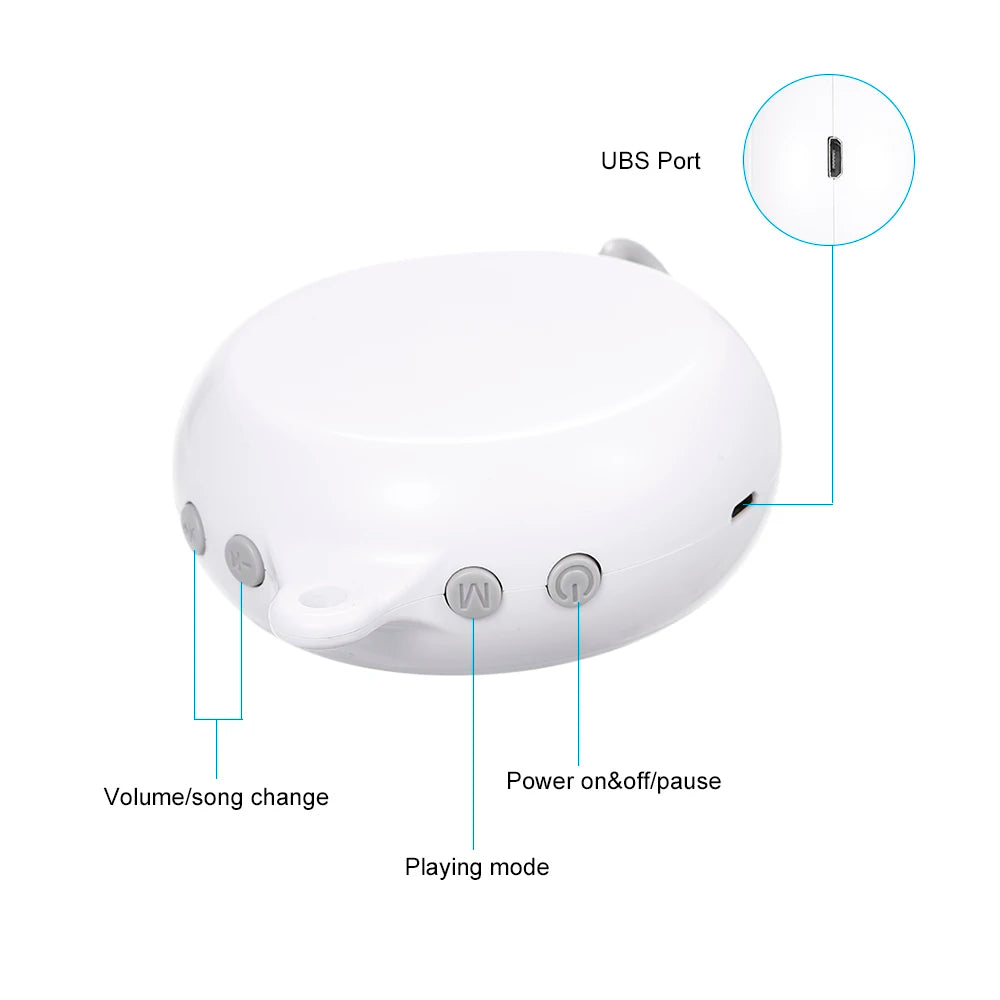 Baby Crib Music Box with 35 Songs & Remote for Better Sleep