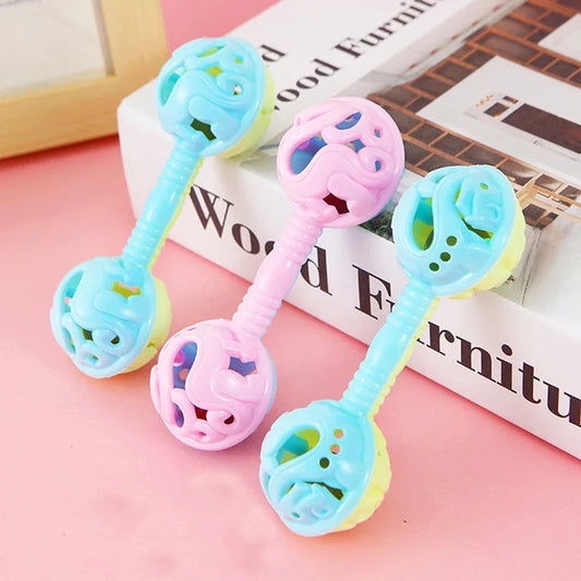 Double-Headed Baby Hand Rattle – Fun Musical Toy Set