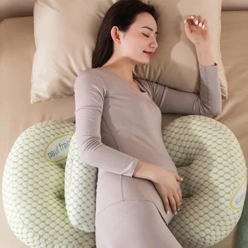 Pregnancy Waist Pillow – Soft Cotton Belly Support Cushion