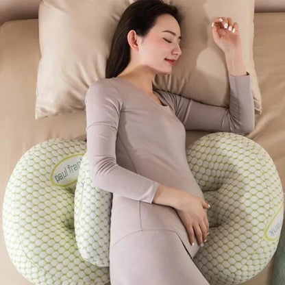 Pregnancy Waist Pillow – Soft Cotton Belly Support Cushion
