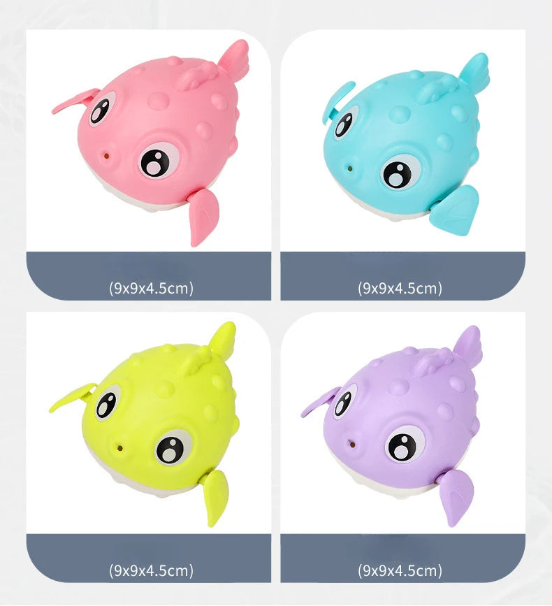 Baby Bath Toy – Wind-Up Swimming Cartoon Animal Fun
