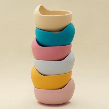 Baby Silicone Feeding Set – Suction Bowl & Training Utensils