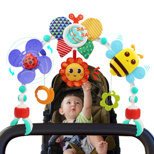Baby Stroller Activity Arch Toy for Sensory & Motor Skills