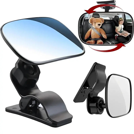 Baby Car Rearview Mirror – 2-in-1 Safety & Adjustable View