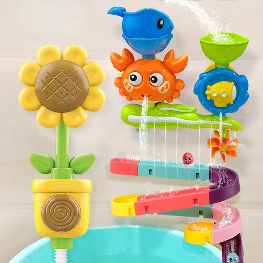 Baby Bathtub Water Play Set – Rotating Sprinkler Fun