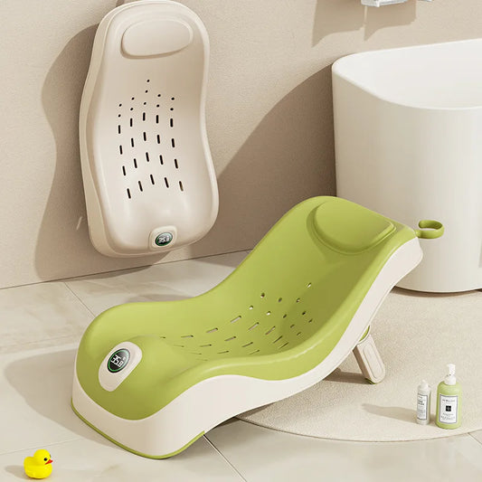 Silicone Baby Bathtub with Real-Time Temperature Sensor