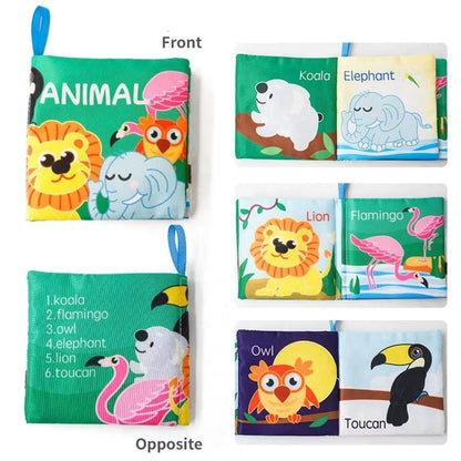 Baby Crinkle Book Set for Early Learning & Sensory Play