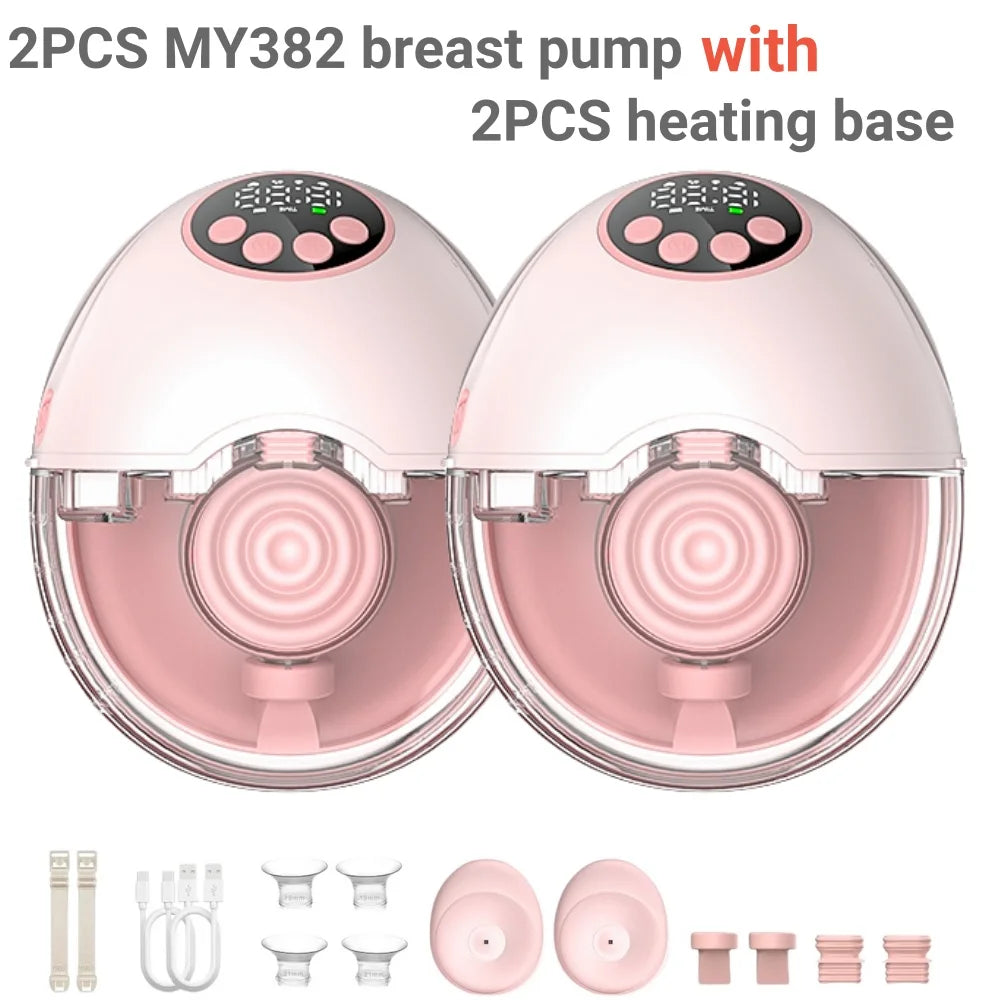 Hands-Free Electric Breast Pump with Heating & UV Sterilizer