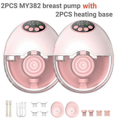 Hands-Free Electric Breast Pump with Heating & UV Sterilizer