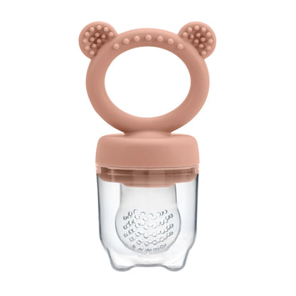 Baby Fruit Feeder With Cover – Safe Silicone Feeding Aid