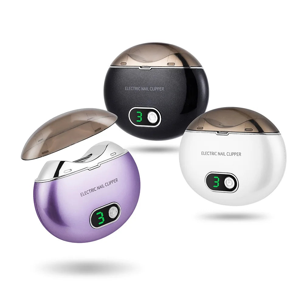 Electric Nail Clipper with UV Light – Safe & Easy Nail Care