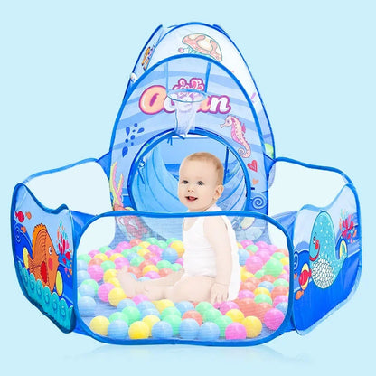 Kids Ball Pit With Tunnel – Fun Indoor & Outdoor Play Tent