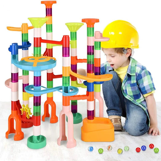 Marble Run Building Blocks Set – Creative STEM Fun