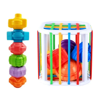 Montessori Baby Toys – Colorful Sensory Learning Blocks