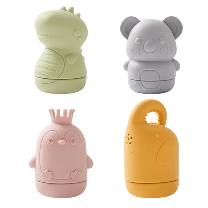 Baby Bath Toys – Silicone Animal Sprinkler Fun