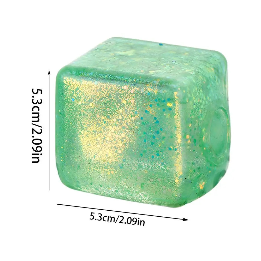 Stress Relief Squeeze Cube – Soft Slow-Rebound Fidget Toy