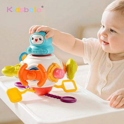 Montessori Sensory Toy for Babies – 8-in-1 Development Cube