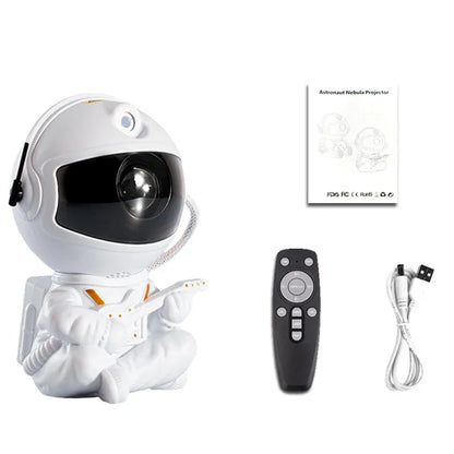 Galaxy Projector with Astronaut Design for Relaxing Night Light