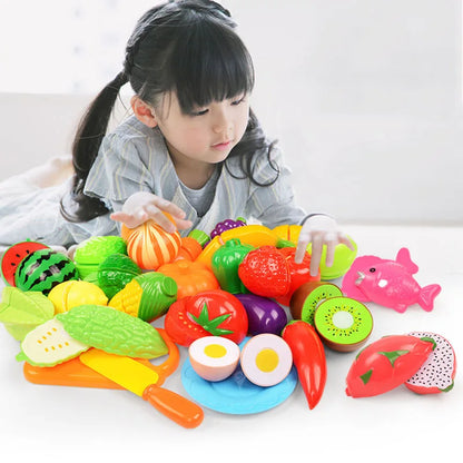 Montessori Fruit Cutting Toy Set for Creative Learning Fun