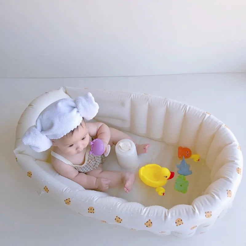 Foldable Inflatable Baby Bathtub – Portable & Fun Design