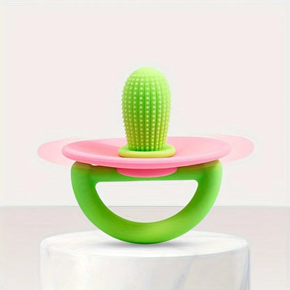 Silicone Teether Ring – Soft Pacifier for Gum Relief