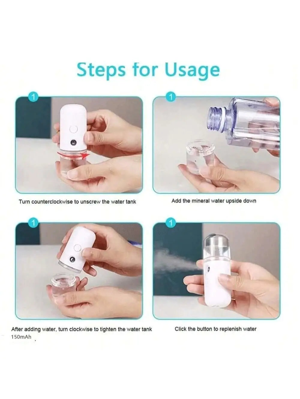 USB Mist Facial Sprayer – Deep Hydration & Skin Refresh