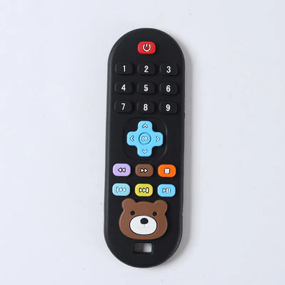 Silicone Teether Remote Control – Soothing Gum Relief Toy