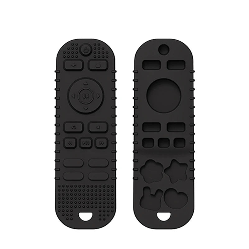 Silicone Baby Teether – TV Remote Toy for Gum Relief