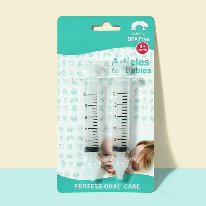 Baby Nasal Aspirator Syringe for Gentle & Hygienic Cleaning