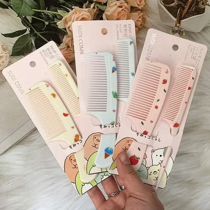 Kids Hair Comb Set – Anti-Static, Cute & Gentle Design