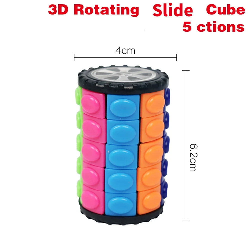 3D Rotating Puzzle Toy for Focus, Learning & Stress Relief