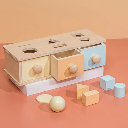 Montessori Wooden Ball Drop Toy – Early Learning Fun