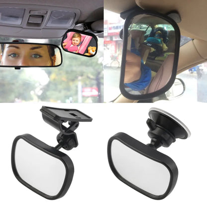 Baby Car Rearview Mirror – 2-in-1 Safety & Adjustable View