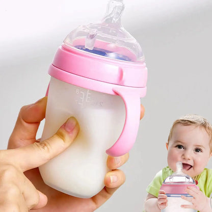 Baby Nano-Silicone Bottle – Breastmilk-Like Soft Feeding