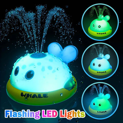 Baby Bath Toys – Light-Up Whale Sprinkler for Fun Play
