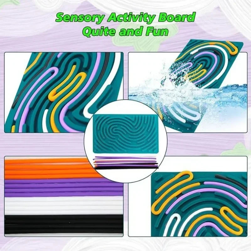 Sensory Activity Board – Montessori Stress Relief Toy for Kids