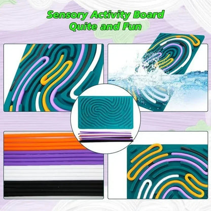 Sensory Activity Board – Montessori Stress Relief Toy for Kids