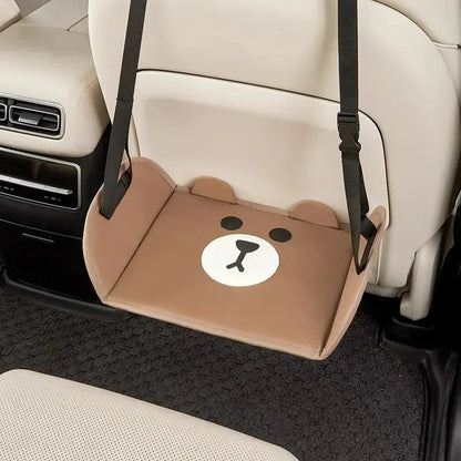 Car Rear Seat Foot Hammock for Comfortable Travel Support