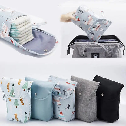 Waterproof Baby Diaper Bag with Wet & Dry Storage Pouch