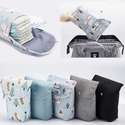 Waterproof Baby Diaper Bag with Wet & Dry Storage Pouch