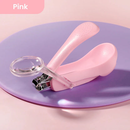 Infant Baby Nail Clippers with Magnifier for Safe Trimming