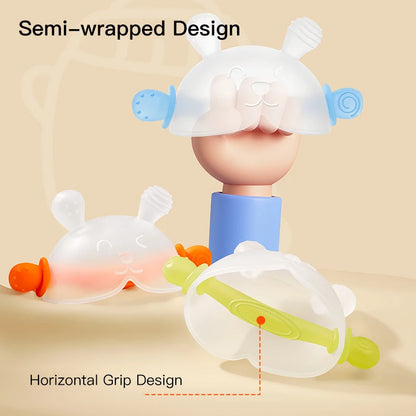 Bunny Silicone Teething Toy – Anti-Thumb Sucking Relief