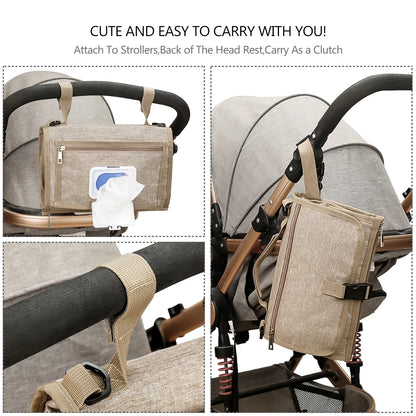 3-in-1 Baby Diaper Pad – Waterproof & Travel-Friendly