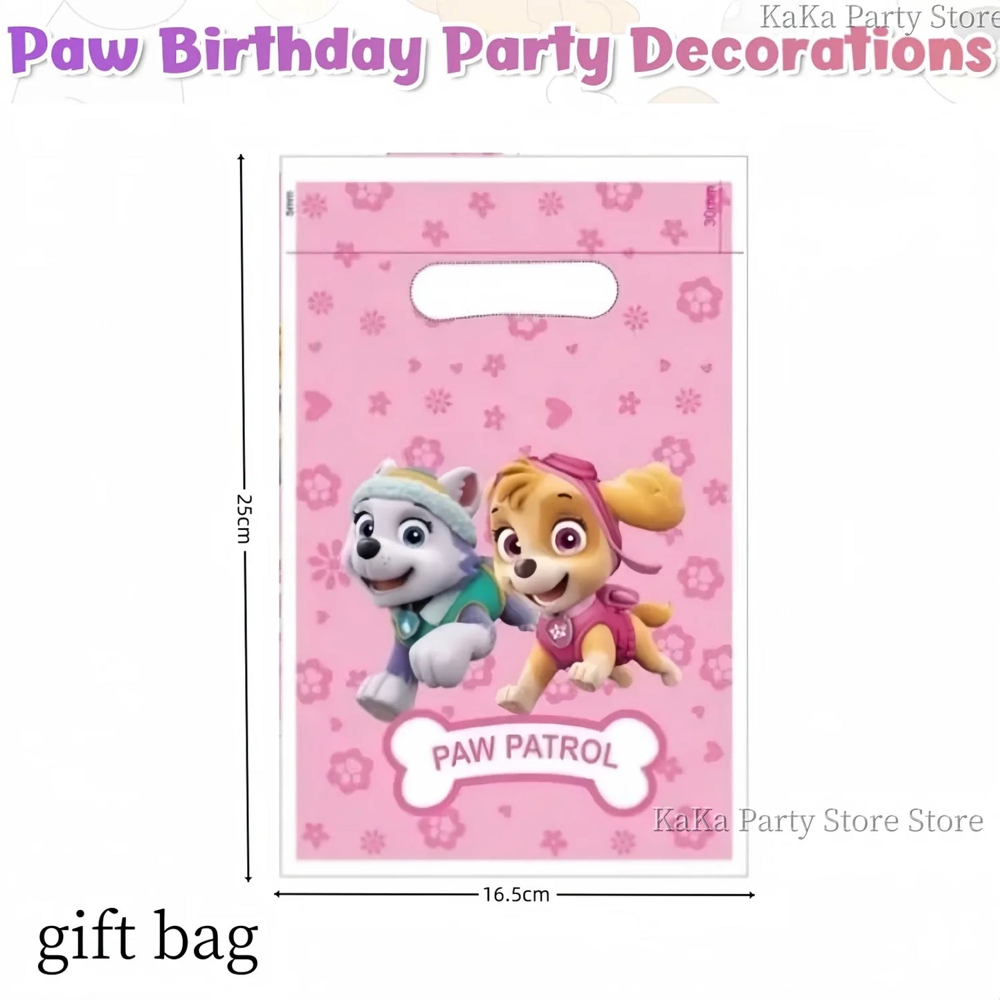 Paw Patrol Birthday Party Supplies – Skye Theme Tableware Set